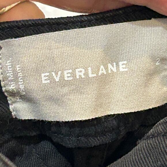 Everlane The Tencel Relaxed Chino Pants Black High Rise Women's 2 NWT Pockets - Picture 3 of 13